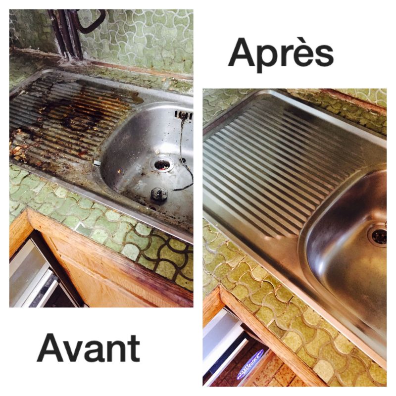 Évier nettoyage profond