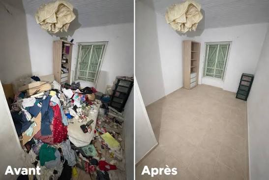 Chambre désencombrement